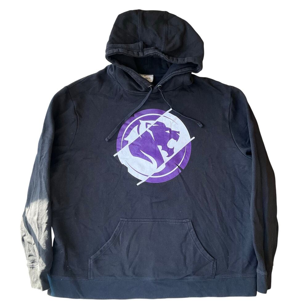 Fanatics Overwatch Men Long Sleeve Hoodie Sweatshirt size 2X, Black,Hand Warmer